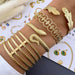 gold plated Stainless steel bracelet