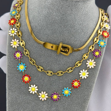 18K gold necklace
