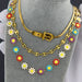 18K gold necklace