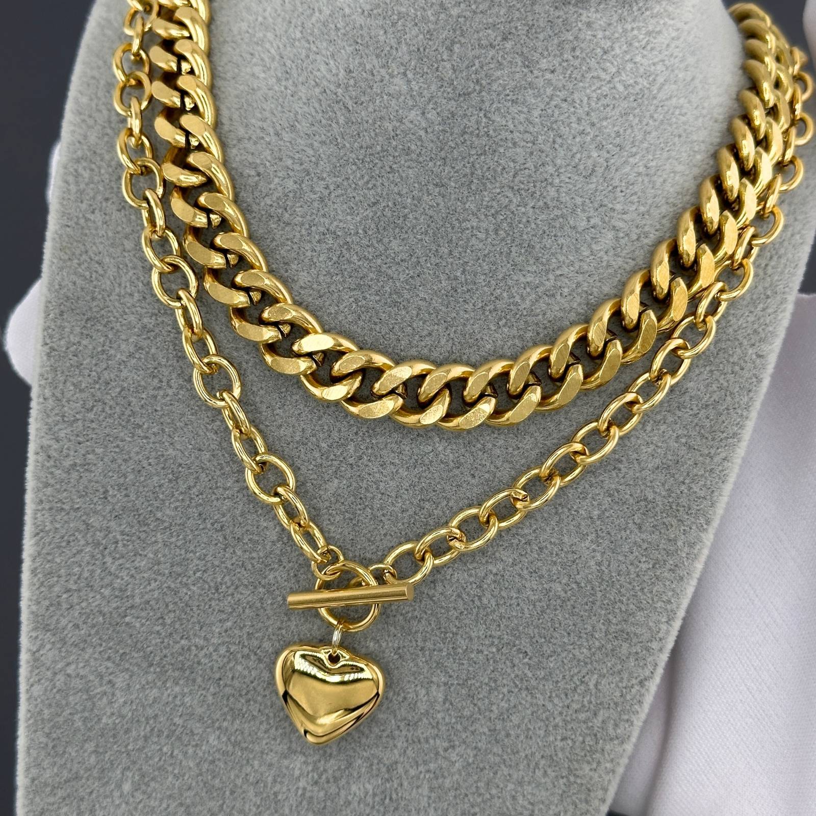 Gold plated necklace