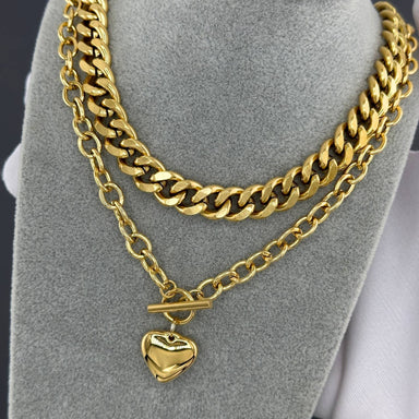 Gold plated necklace
