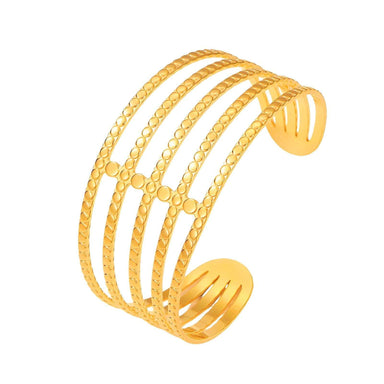 gold plated Stainless steel bracelet
