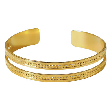 gold plated Stainless steel bracelet