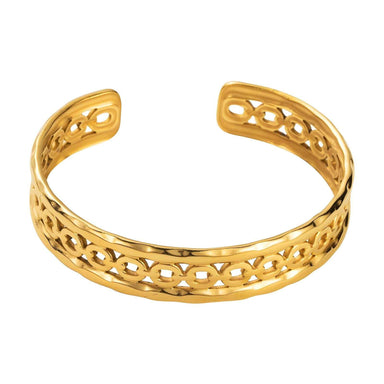 gold plated Stainless steel bracelet