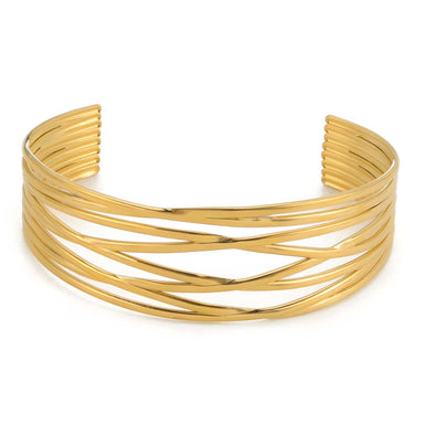 gold plated Stainless steel bracelet
