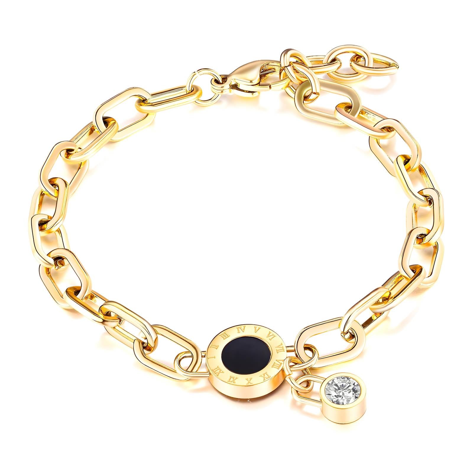 Ronnie Bracelet, 18K Gold Plated Stainless Steel